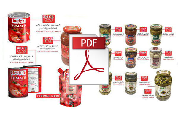 کاتالوگ محصولات هلیسا